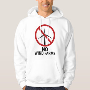 Sudadera No hay parques eólicos - No hay aerogeneradores