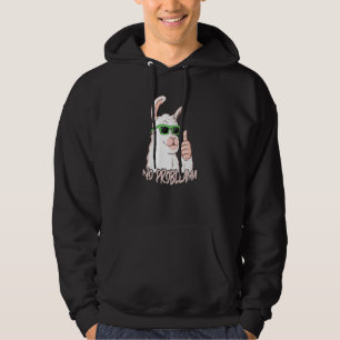 Sudadera No hay problema con las gafas de sol de Guay Llama