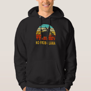 Sudadera No hay problema no Prob Llama Alpaca Retro Vintage