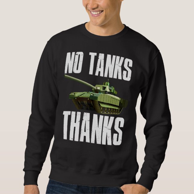 Sudadera No hay tanques gracias (Anverso)