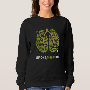 Sudadera No hay zona libre de humo de tabaco para el mundo