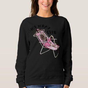 Sudadera No Hoy Cupido Gracioso Skeleton Anti Día de San Va