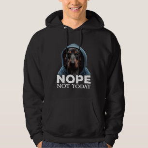 Sudadera No Hoy Dachshund Estoy Perezoso Dachshund No 1