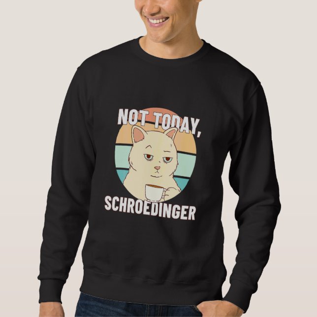Sudadera No hoy experimento de Schroedingers Schr Dingers C (Anverso)