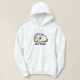 Sudadera No Hoy - Personaje Lindo Cansado Burrito de Manta 