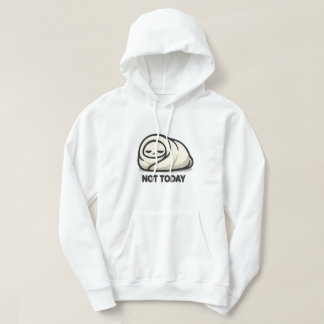Sudadera No Hoy - Personaje Lindo Cansado Burrito de Manta 