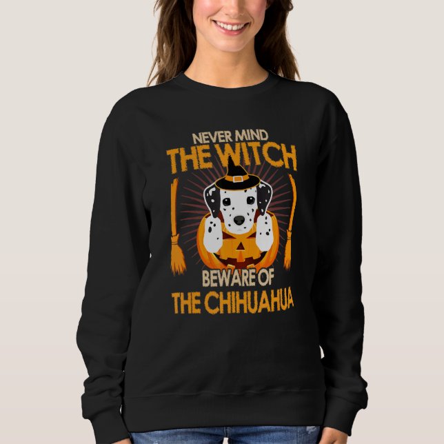 Sudadera No Importa La Bruja Cuidado Con El Hallo De Chihua (Anverso)