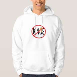Sudadera No Kings Anti Classic Minimal Clean