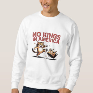 Sudadera No Kings In America Diseño Estético Clásico