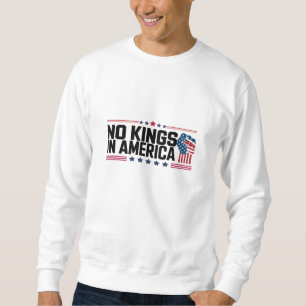 Sudadera No Kings In America Estilo Patriótico USA