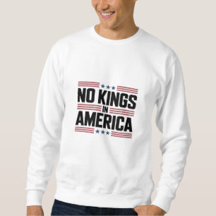 Sudadera No Kings In America USA Estilo Creativo