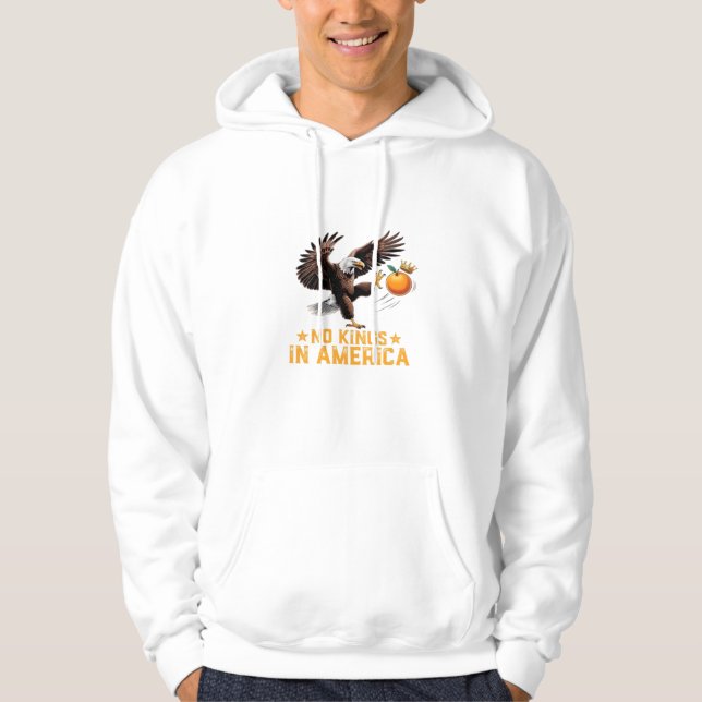 Sudadera No Kings In America We The People Political Retro  (Anverso)