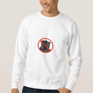 Sudadera No Kings In The USA America Say No King Clásico Re