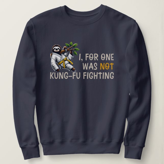 Sudadera No Kung-Fu luchando (Anverso del diseño)