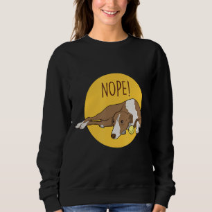 Sudadera ¡No! Lazy Italiano Greyhound Perro Rescate Greyhou