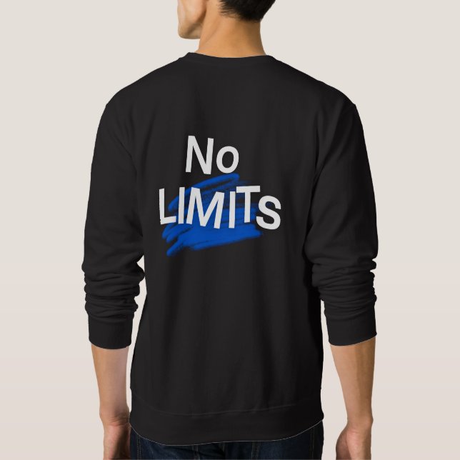 Sudadera no limits  (Reverso)