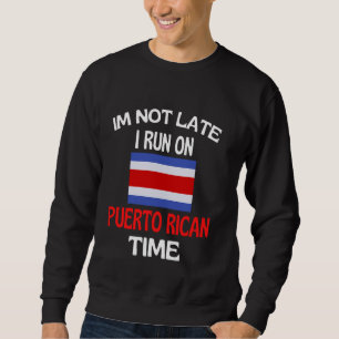 Sudadera No Llego Tarde Y Corro En Puerto Rico