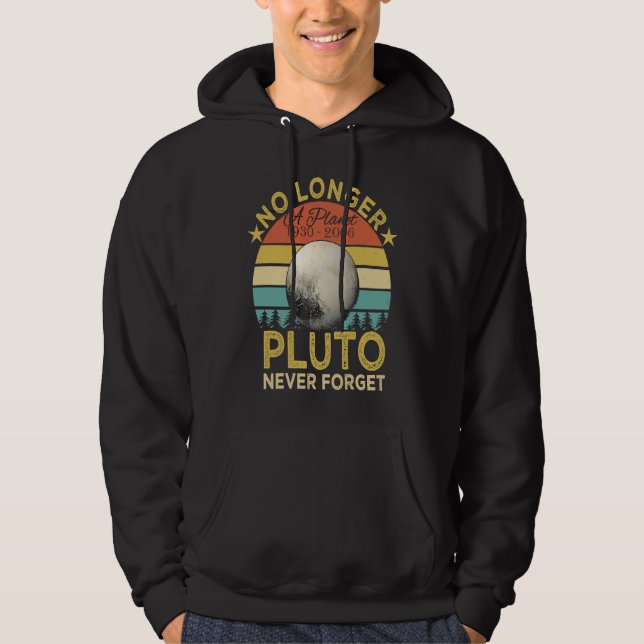 Sudadera No Longer A Planet Pluto Never Forget (Anverso)