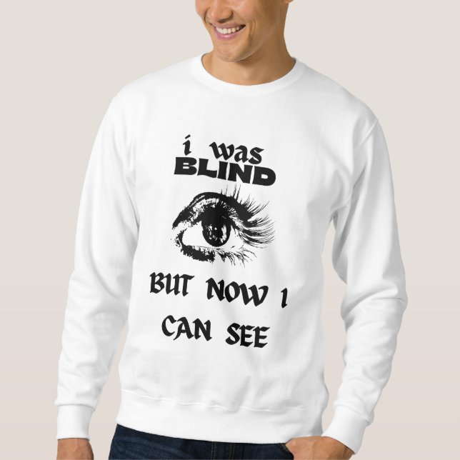 Sudadera No más ciegos - Ahora veo | Inspirador (Anverso)