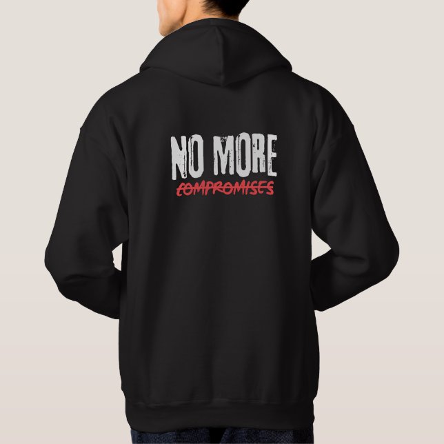 Sudadera no más compromisos (Reverso)