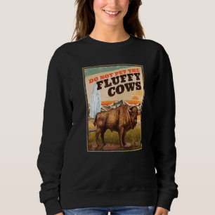 Sudadera No Mascota A Las Vacas Fluffy Bison 3