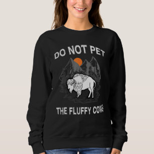 Sudadera No Mascota Las Vacas Fluffy Bison Yellowstone Par