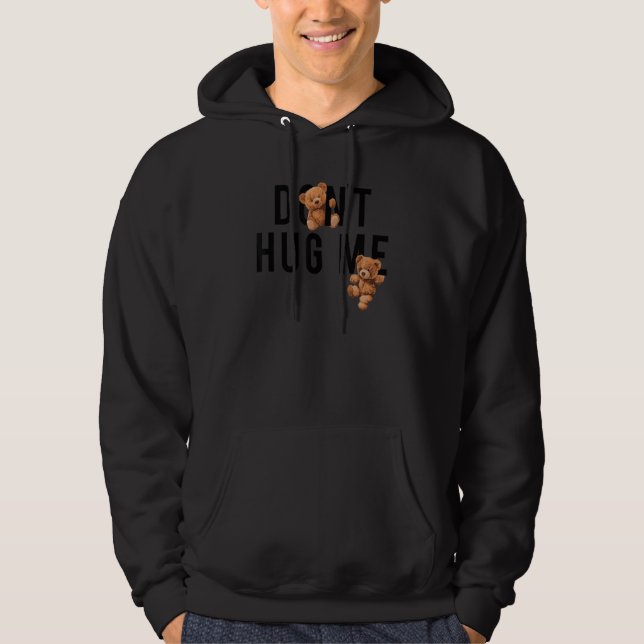 Sudadera No me abras el texto con los ositos de peluche (Anverso)