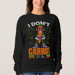 Sudadera No me arrojo en absoluto meme de migaja de pascua
