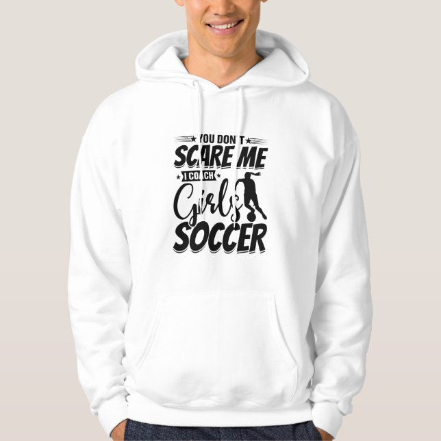Sudadera No me asustas, entreno a Chicas, regalo gracioso (Anverso)