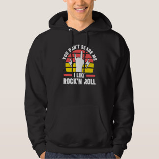 Sudadera No me asustas Me gusta Rock'n Roll Rock'n Roll