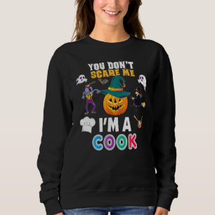 Sudadera No Me Asustas Soy Un Cocinero No Puede Calabaza De
