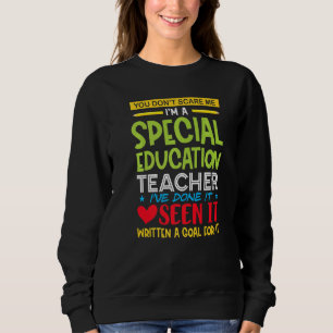Sudadera No me asustes, soy profesor de educación especial
