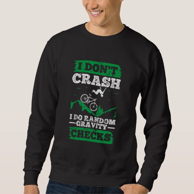 Sudadera No me caigo, hago controles aleatorios de gravedad (Anverso)