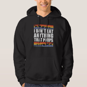 Sudadera No me como nada que poops vegetariano