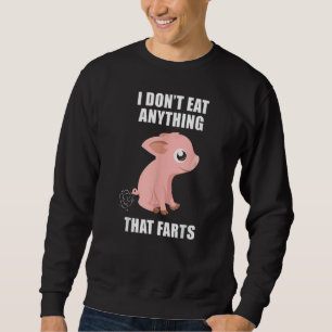 Sudadera No me como nada que se burle del vegetariano