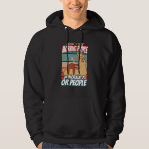 Sudadera No me gusta el juego de Llama de la gente de la ma