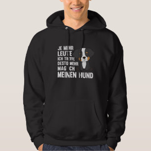 Sudadera No me gusta la gente, solo mi perro