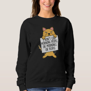 Sudadera No Me Gusta Mañana Gente Yorkshire Terrier Dog