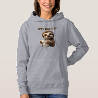 Sudadera No Me Hables Café Perezoso