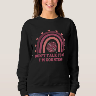 Sudadera No me hables, estoy contando Crochet de Mamá Arcoí