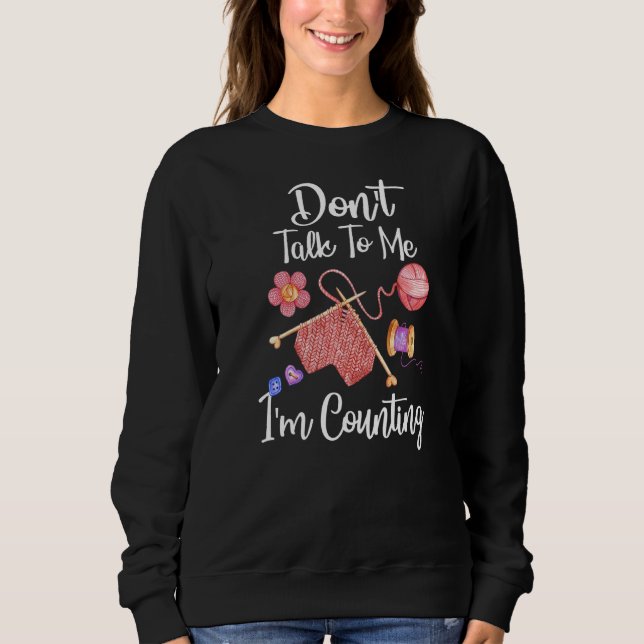 Sudadera No me hables, estoy contando el punto de partida (Anverso)