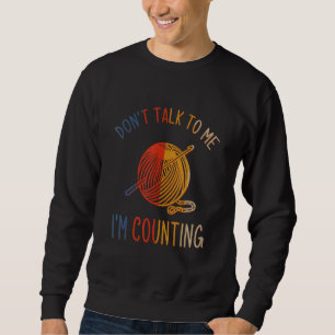 Sudadera No me hables, estoy contando una curiosa cita