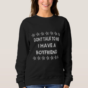 Sudadera No me hables, tengo un gráfico de humor para novio