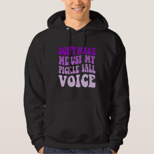 Sudadera No me hagas usar mi voz de pelletería