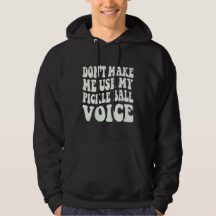 Sudadera No me hagas usar mi voz de pelletería
