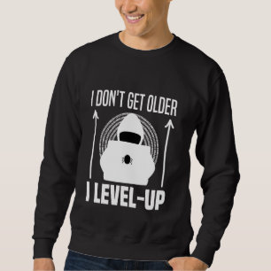 Sudadera No me hago más viejo me levanto a gamer geek diver