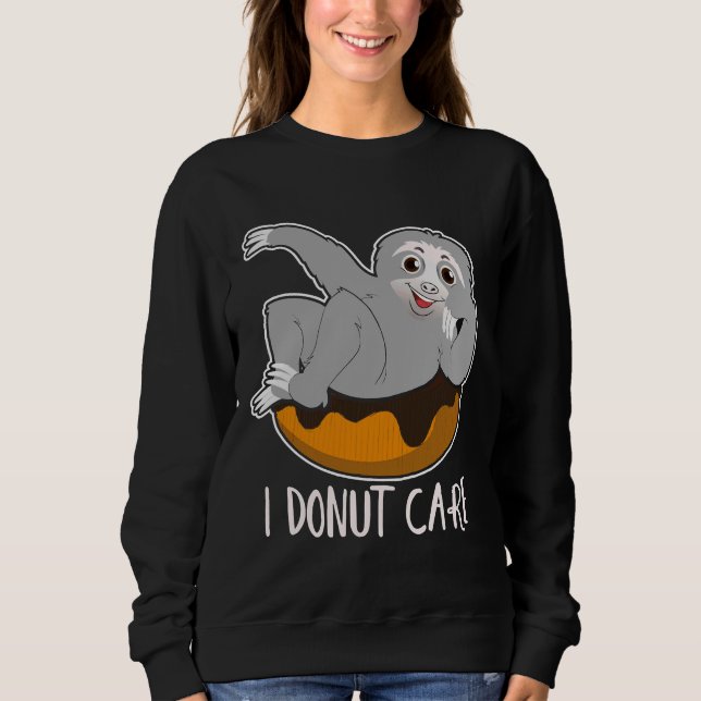 Sudadera No me importa Sloth (Anverso)