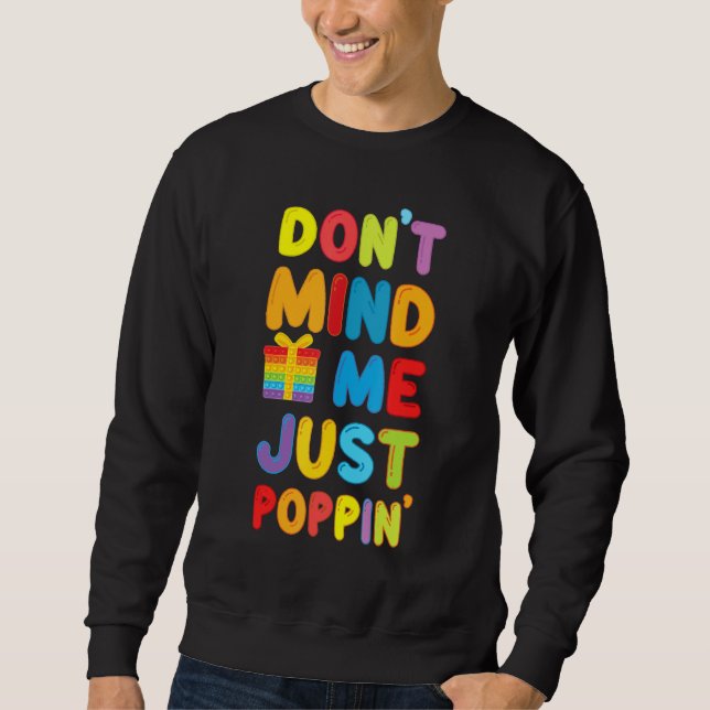 Sudadera No me importa solo que le dé a Poppin el gracioso  (Anverso)