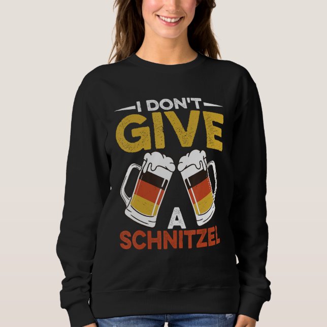 Sudadera No me importa una cerveza SchnitzelWurst Schnitzel (Anverso)