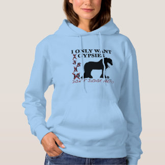 Sudadera No me juzgue… Caballos gitanos de Vanner